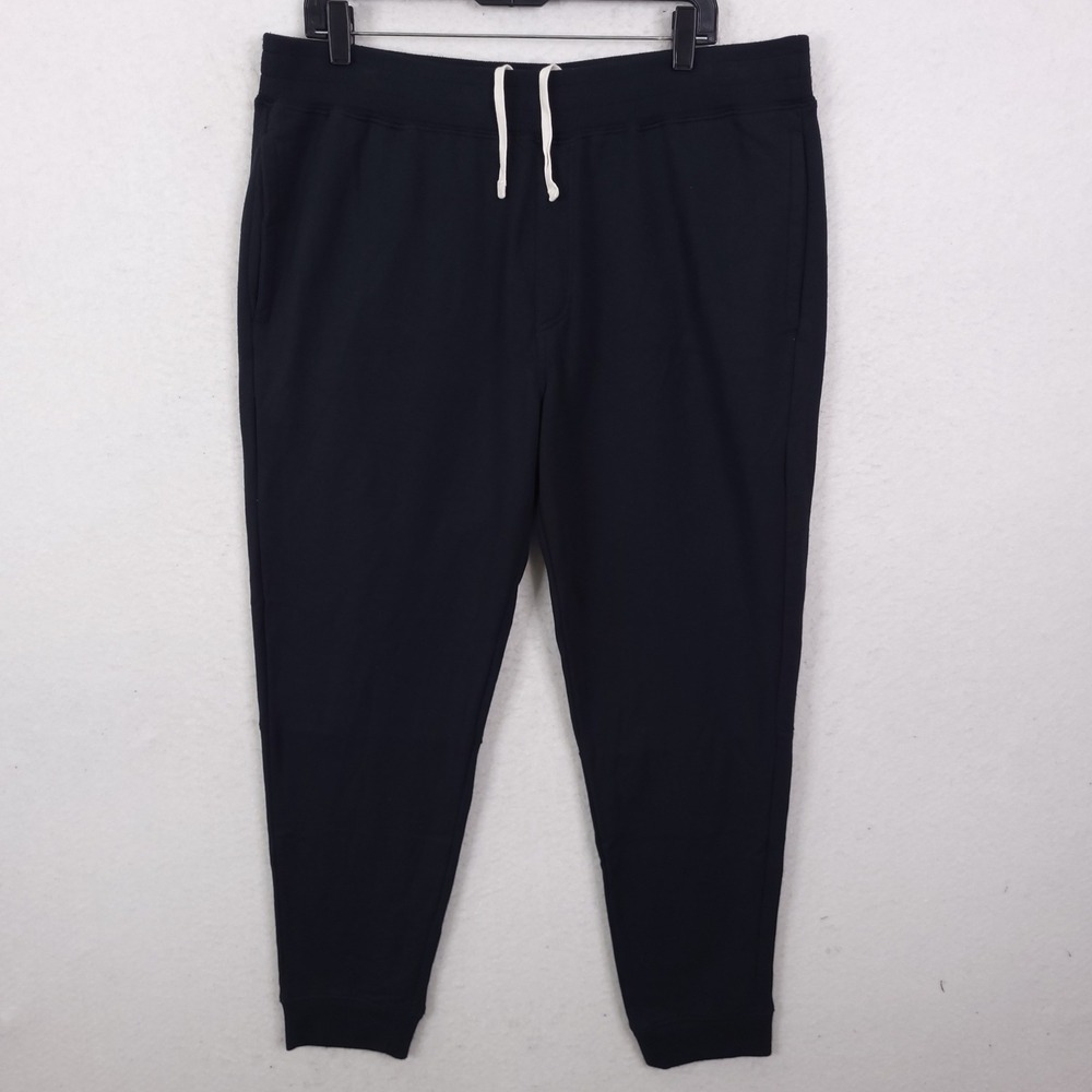 Travis Mathew Sweatpants Mens XL Black Joggers Soft 1MY572 Modal Blend Stretch